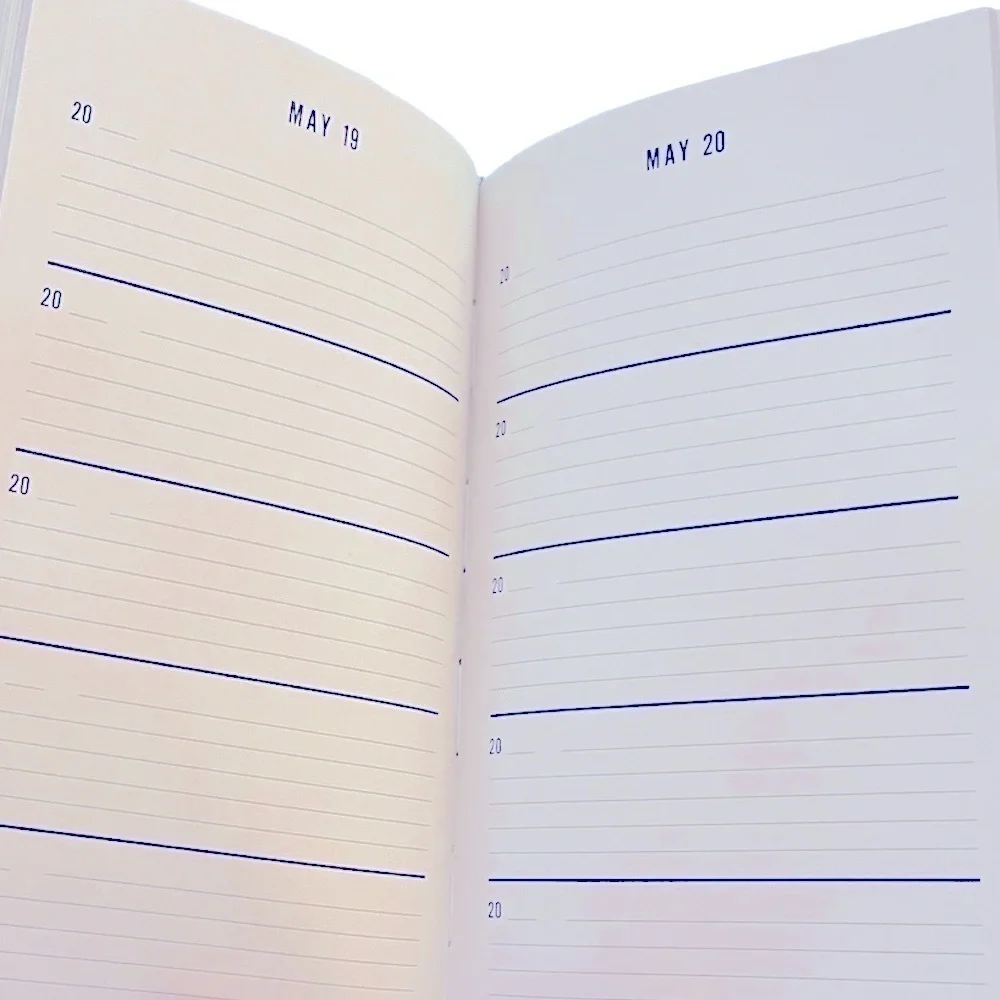 Hardback Notebook: One line a day